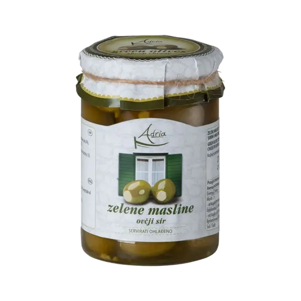 GREEN OLIVES WITH SHEEP CHEESE-0